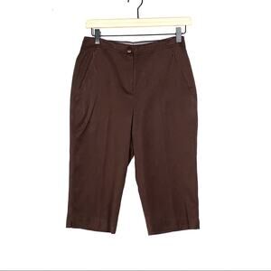 Tail brown high rise golf Capri pants women's size 2